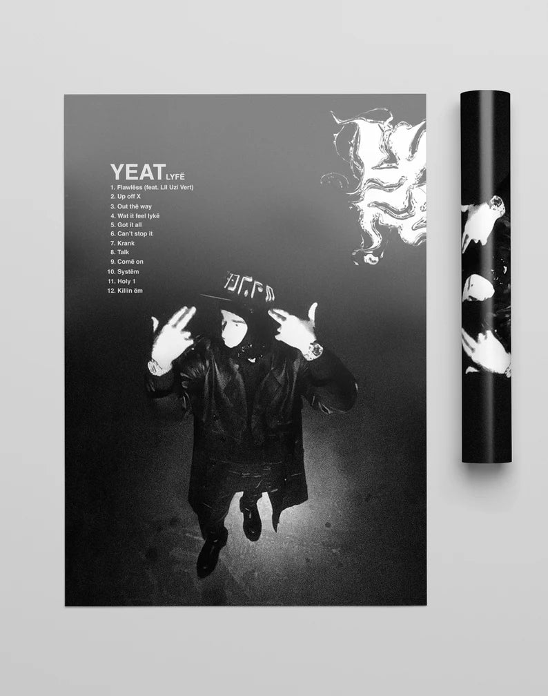 Yeat "Lyfë" Album Cover Poster