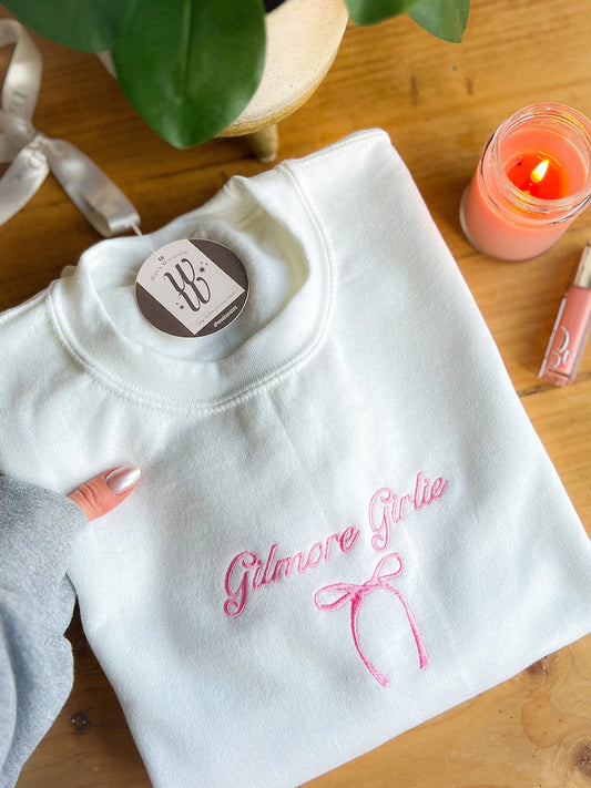 "Gilmore Girlie" Embroidered Sweatshirt - Buy One Get One 50% OFF