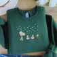 Xmas Doggy Embroidered Sweatshirt - Buy One Get One 50% OFF